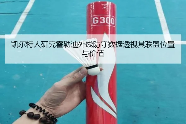 凯尔特人研究霍勒迪外线防守数据透视其联盟位置与价值